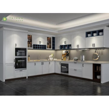 Simple European Style Melamine Kitchen Cabinet